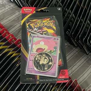 Pokémon TCG: Mega Evolution Pitch Black x 1 Blister Pack (Slowpoke)